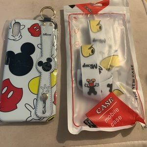 Minnie Mouse Silicone Phone Case for Use with IPhone 12 with 6.5” Lanyard NEW